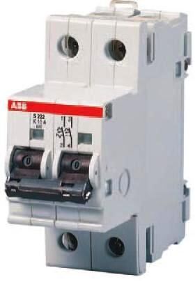 Автоматичний вимикач 10а|SH202-C10|2-полюса|характеристика C|6 kA|ABB, Німеччина