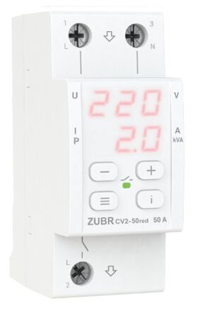 ZUBR CV2-50 red Реле напруги з контролем струму