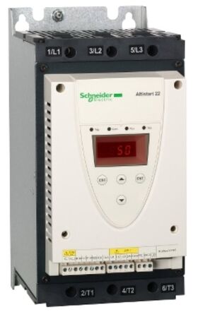 ПРИСТРІЙ ПЛАВНОГО ПУСКУ ATS22 62A 230-440 У байпас двигун зірка або трикутник Schneider Electric