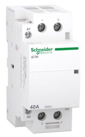 Контактор АС 25A 2NO 250 В котушка 220-240 В Acti9 iCTK (Двигун-опалення-освітлення) Schneider Electric