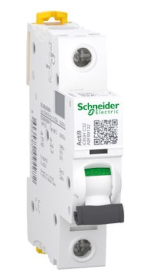 Модульный автоматический выключатель iC60N 1P 10A "D" Schneider Electric