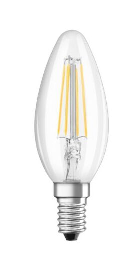 Лампа филаментная Osram LED CL B60 6,5W 220V 806lm 4000K E14 DIM 35x100 мм свеча  Osram