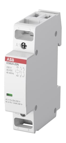 Контактор ABB ESB20-20N-06 20A 2НО 230В