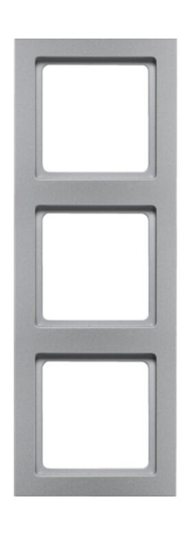 Рамка 3-х секційна Berker Q.3 алюміній 10136094