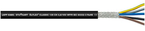 Кабель OLFLEX CLASSIC 135 CH BK 0,6/1 kV 18G1