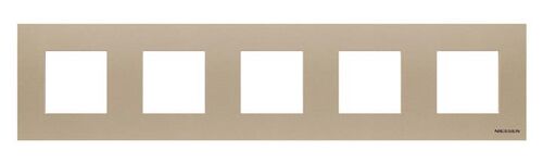 N2275 CV Рамка 5 постов шампань Zenit