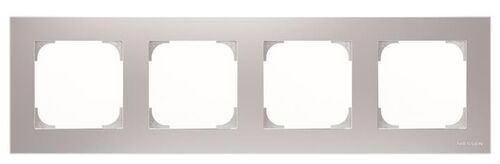 Рамка 4 поста срібний Sky