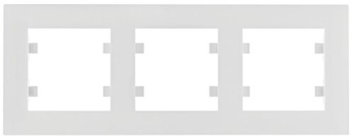Рамка 3X горизонтальная, Lumina-Intens, белая Hager WL5730
