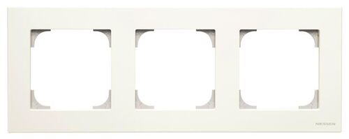 Рамка 3 поста білий Sky