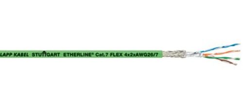 Кабель ETHERLINE Cat.7 FLEX 4x2xAWG26/7 класс F для гибкого использования оболочка из полиуретана LAPP