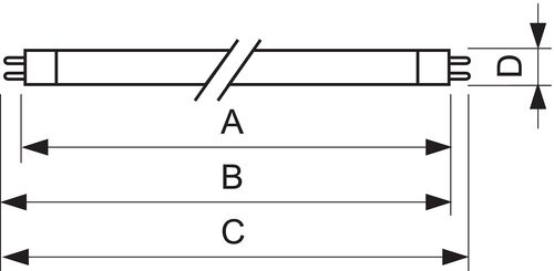 Люмінесцентна лампа PHILIPS MASTER TL5 HE 21W/840 T5 G5 фото 4