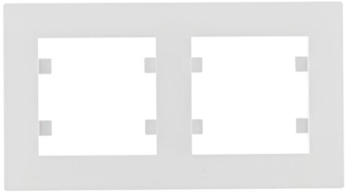 Рамка 2X горизонтальная, Lumina-Intens, белая Hager WL5720