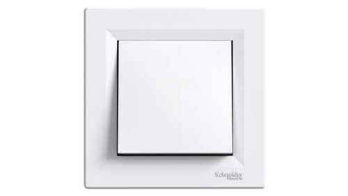 Выключатель перекрестный сх.7 белый Asfora