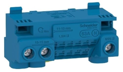 Клеммный блок N 14 выходов 3x25 мм кв + 11x4 мм кв  для Pragma Schneider Electric