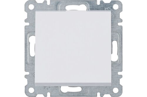 Кнопка 1-клавишная Lumina, белый, 10АХ/230В