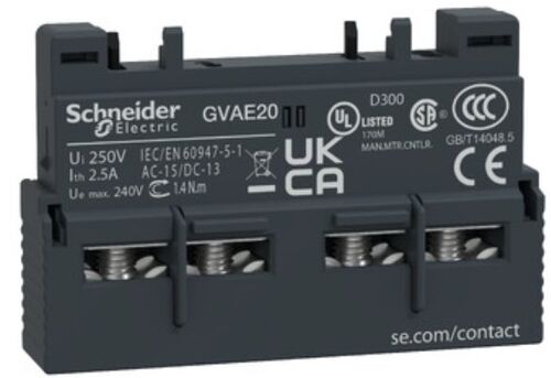 Допоміжні контакти для авто вимк GV2 і GV3 1НО + 1НО Schneider Electric