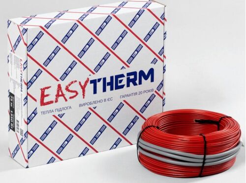 Кабель нагрівальний під плитку / стяжку Easytherm 11 м 230 V AC Потужність 198 Вт Easycable Латвія