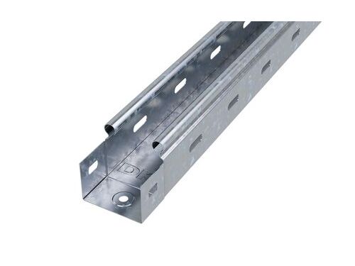 Лоток перфорований 50х50 гарячого цинкування метод Сендзиміра L 2м ДКС