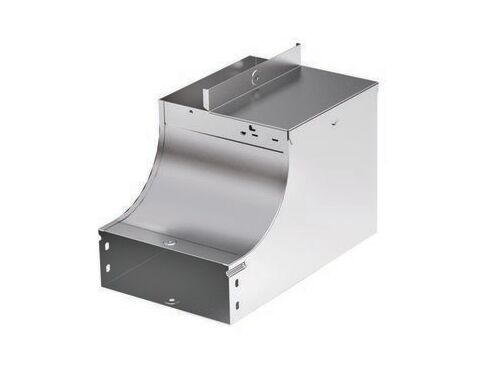 Угол CSSS 90 вертикальный внутр. переходник левосторонний осн. 100 H80 ДКС