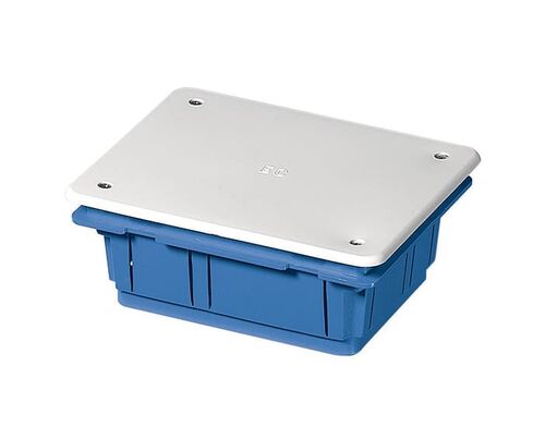 Коробка распределительная 92x92x45 внутренняя для бетона с крышкой ELETTROCANALI