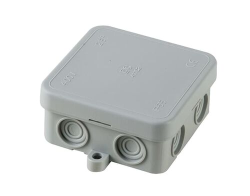 Коробка розподільна зовнішня 65х65х30мм IP55 з кабельними вводами ELETTROCANALI