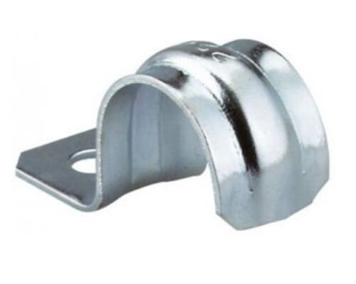 Скоба оцинкована однолапкова СMM-12 d15-17мм (пак 50шт), UEA