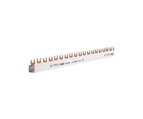 Шина соединительная вилочная 3-полюсна на 57 модулей с изоляцией 10мм2