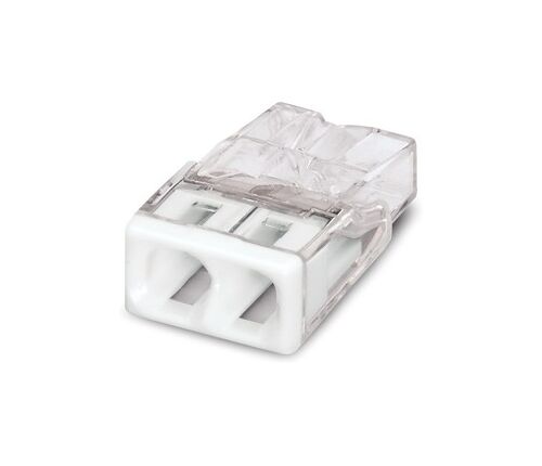 Клемма строительно-монтажная с пастой на 2 провода 0.5-2.5 мм2 /24А, (CU+AL) WAGO