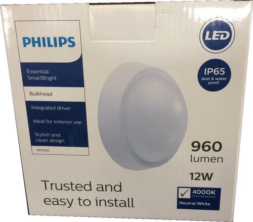 Настенный светильник WT045C LED12/NW PSU CFW L1065 d=170 мм IP65 фото 2