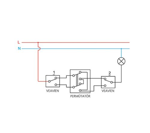 вимикач перехресний Asfora Сталь фото 2