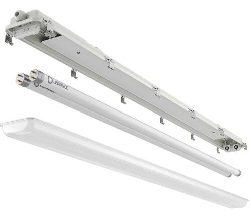 Корпус светильника для 2 LED-трубок T8 EM TUBE DP HOUSING 1200 E 2XLAMP MT IP65 EUE 1265x65x102 мм Ledvance