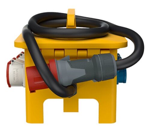 Переносной модуль-распределитель 63A IP44 с комбинацией розеток 7 шт + 4 шт автомата + 1 шт УЗО + кабель фото 2