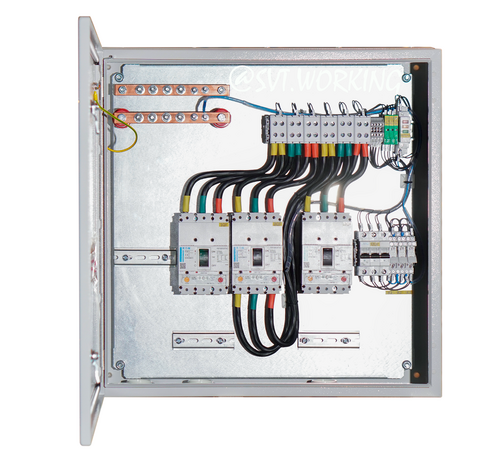 Щит байпаса 125А IP54 на автоматических выключателях ETI