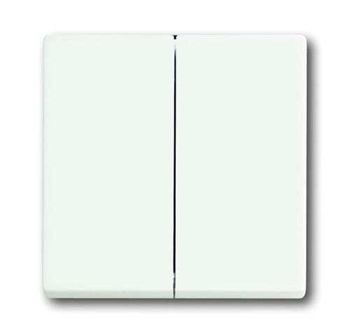 Клавіша подвійна білий оксамит Solo/Future/Carat/Axcent