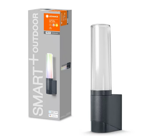 SMART+ Wifi Flare Wall RGB + W 7,5 Вт IP44 DG  Уличное настенное Бра темно-серый: Общее освещение: Сады, Внутренние дворики, Балконы LEDVANCE фото 1
