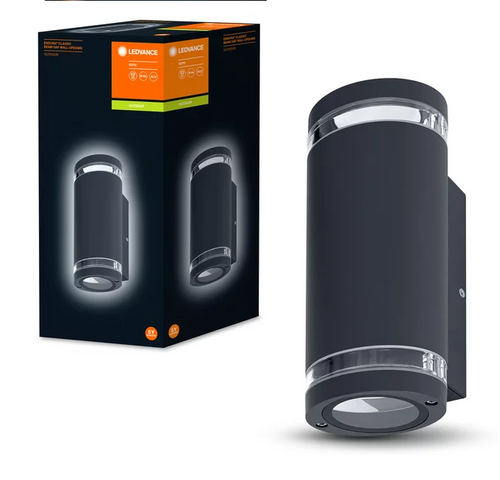 ENDURA Classic Beam Gap Wall UpDown GU10 DG IP44 Фасадный светильник-Бра ВВЕРХ-ВНИЗ стекло/алюминий LEDVANCE фото 1