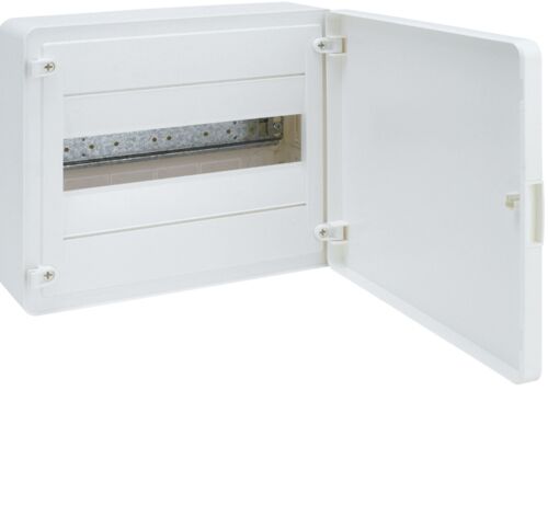 Щит накладной 12 мод. 1 ряд с непрозрачной дверцей клеммами IP40 Golf Hager