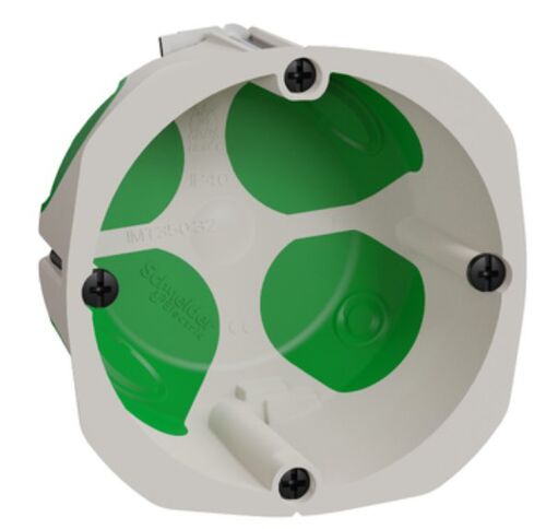 Коробка установочная 1-постова, 67х47 мм для полых стен (гипсокартон) IP40 Multifix Air Schneider Electric