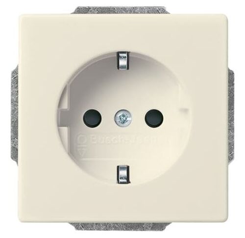 20 EUC-82-500 Розетка із заземленням  Future/Carat/Axcent (слонова кістка) ABB
