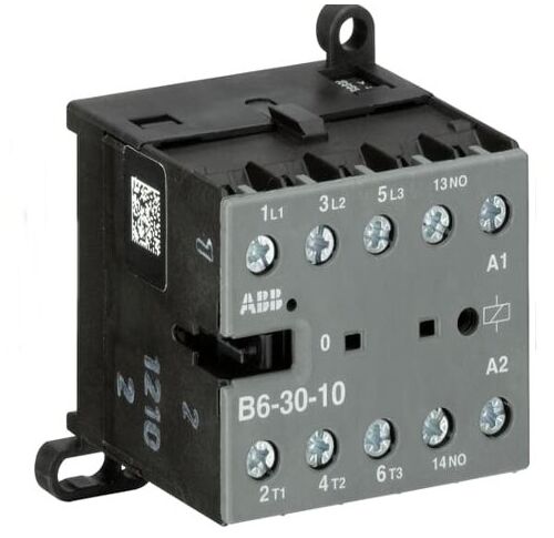 B6-30-10 міні контатктор 4 кВт 3Р 1НО 220-240V ABB