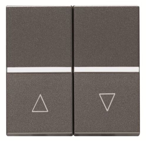 N2244 AN Выключатель кнопка для жалюзи (2 мод., антрацит), Zenit Niessen ABB