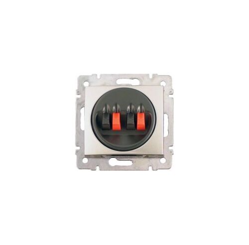 Розетка для колонок аудио 2-я Valena (алюминий)