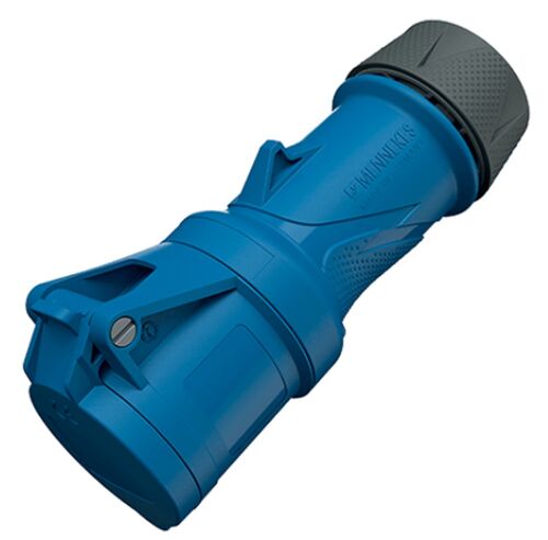 Розетка 32A 3P 6H 230V IP54 кабельная (Alt Аrт. #522 IP44) PowerTOP Xtra Neue Typen Mennekes