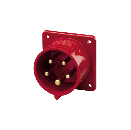 Штекер 16A 5P 6H 400V IP44 панельний TA  Mennekes