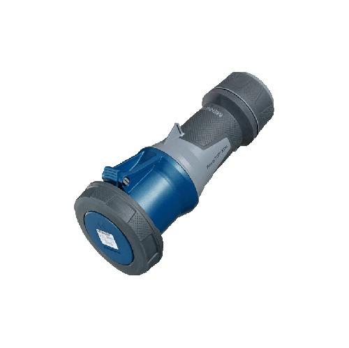 Розетка 63A 3P 6H 230V IP67 кабельная PowerTOP XtrA с резиновым покрытием Mennekes