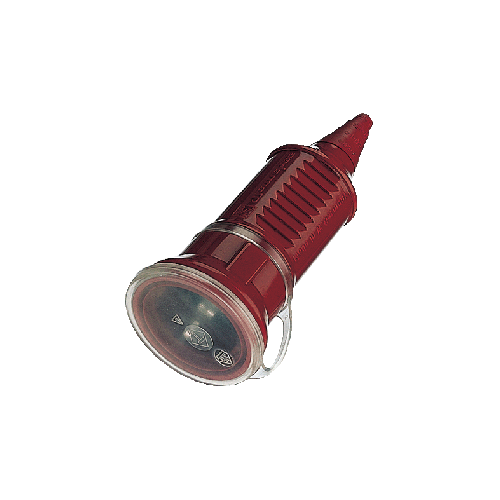 Розетка 16А 2п+З 230В SCHUKO IP44 кабельная красная Mennekes