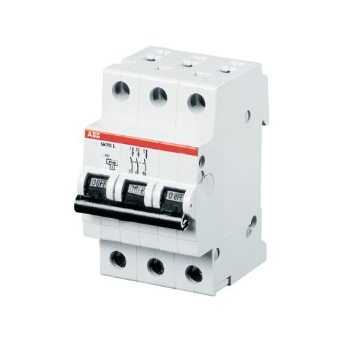 Автоматичний вимикач 25А SH203-B25 3-полюси (трифазний) характеристика B 6 kA ABB, Німеччина