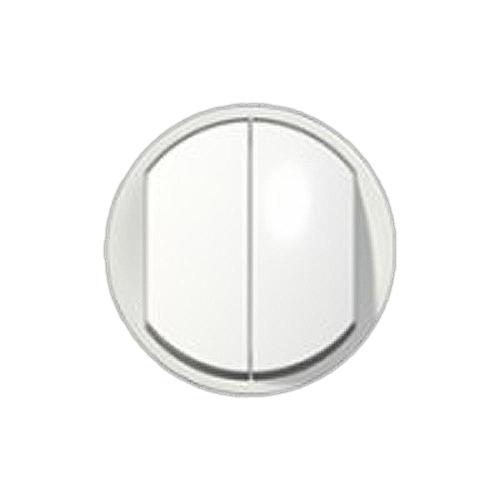 68002 Клавіша для подвійного вимикача серія Celian колір-білий Legrand