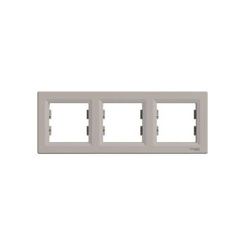 Рамка 3 местная Asfora Бронза