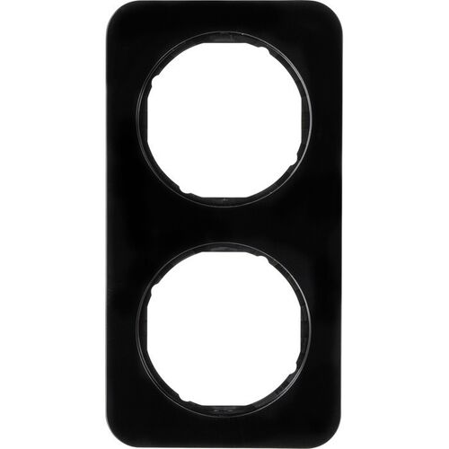 Рамка 2-кратная пластик/черный R.1 Berker